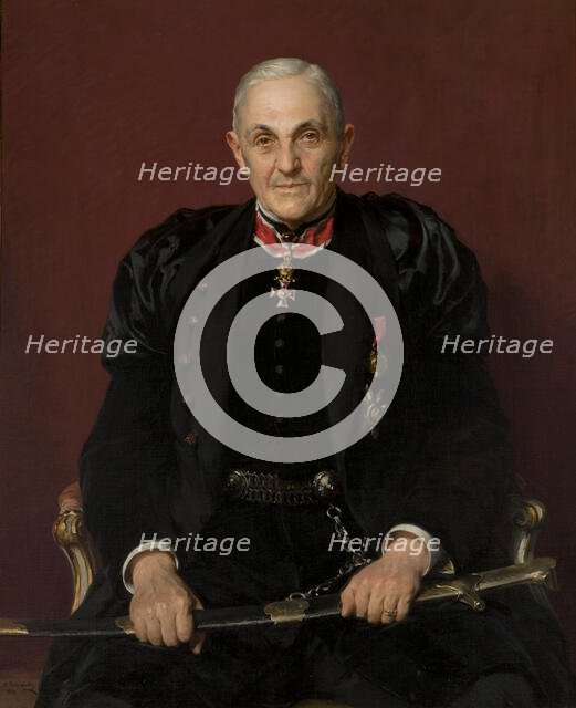 Portrait of Dawid Abrahamowicz, 1914. Creator: Kazimierz Pochwalski.