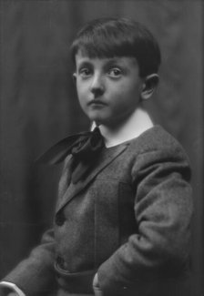 Meloney, Master, portrait photograph, 1912 or 1913. Creator: Arnold Genthe.