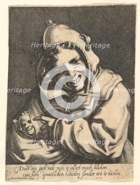Laughing Fool, ca. 1612. Creator: Werner Jacobsz. van den Valckert.