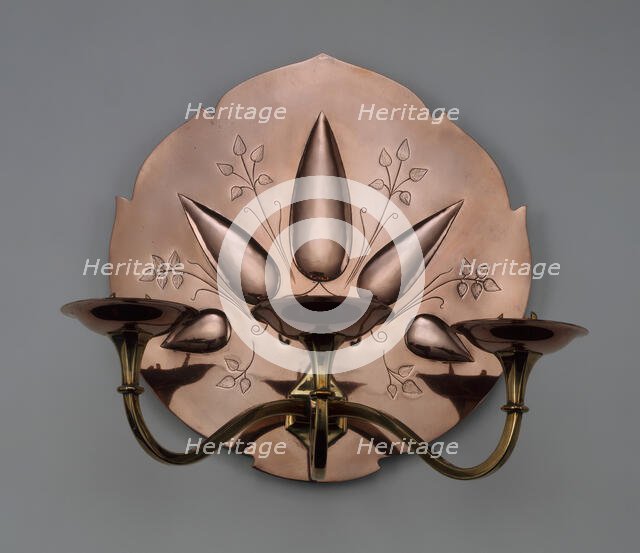 Wall Sconce (One of a Pair), England, 1880/1900. Creator: William Arthur Smith Benson.