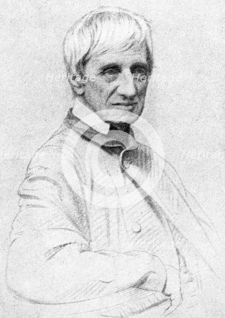 John Henry Newman (1801-1890), British cardinal. Creator: Unknown.