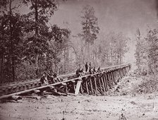 Bridge. U.S. Military Railroad at City Point, 1861-65. Creator: Andrew Joseph Russell.