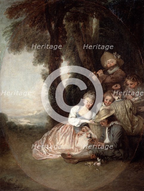 'Champetre Concert', 1715. Artist: Jean-Antoine Watteau