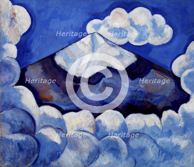 Popocatepetl, Spirited Morning-- Mexico, 1932. Creator: Marsden Hartley.
