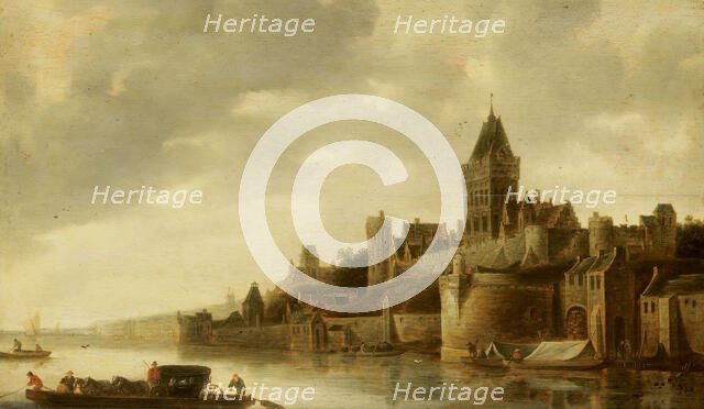 View of the Valkhof in Nijmegen, c.1645-c.1650. Creator: Frans de Hulst.