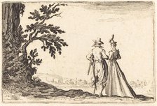 The Promenade, c. 1622. Creator: Jacques Callot.