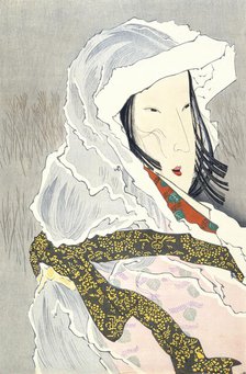 The Dancer Hotoke Gozen at Gioji (image 2 of 3), Published in 1897. Creator: Kobayashi Kiyochika.