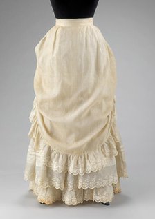Petticoat, American, 1883. Creator: Unknown.