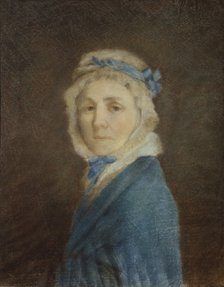 Portrait of Maria Nikiforovna Stromilova, c. 1815. Artist: Venetsianov, Alexei Gavrilovich (1780-1847)