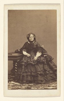 Portrait of a Woman, 1862-1865. Creator: Disdéri & Cie..