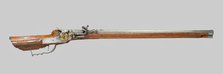 Wheellock Rifle, Germany, 1665. Creator: Hans Heller.