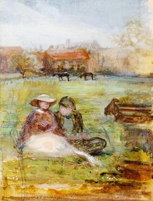 In The Meadow, c1860s. Creator: George John Pinwell.