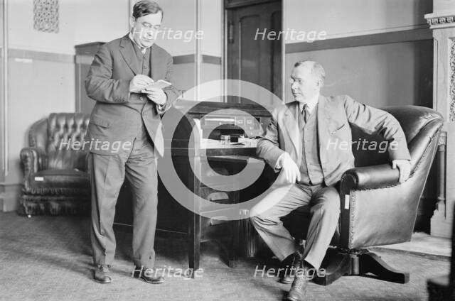 Secretary Tierney and Governor Glynn, 1913 or 1914. Creator: Bain News Service.