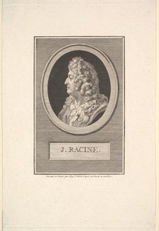 Portrait of Jean Racine, 1800. Creator: Augustin de Saint-Aubin.