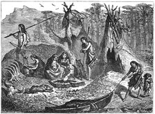 Shell Mound People, 4000-2000 BC (c1880). Artist: Unknown