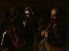 The Denial of Saint Peter, 1610. Creator: Michelangelo Caravaggio.