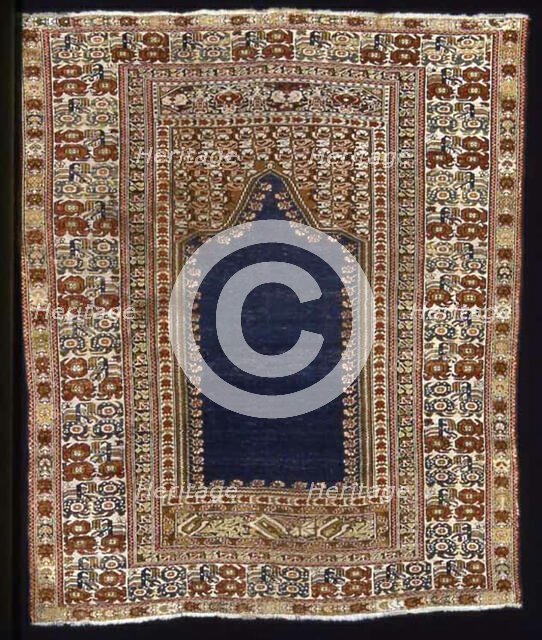 Prayer Carpet, Turkey, 1875/1900. Creator: Unknown.