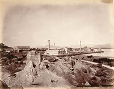 Hong Kong: distillery and china sugar refinery at East Point, c1871, c1873. Creator: William Pryor Floyd.