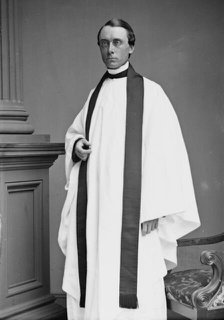 Rev. Morgan L. Dix, between 1855 and 1865. Creator: Unknown.