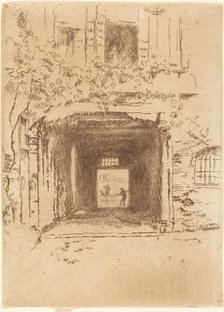 Doorway and Vine, 1880. Creator: James Abbott McNeill Whistler.