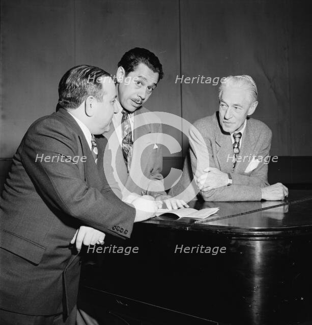 Portrait of Cab Calloway, Columbia studio, New York, N.Y., ca. Mar. 1947. Creator: William Paul Gottlieb.