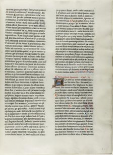 Folio Nine from Burchard of Sion's De locis ac mirabilibus mundi, or an Illuminated Geo..., c. 1460. Creator: Burchard of Mount Sion.