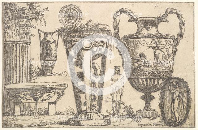 Fragments of Antiquity, 1765. Creator: Jean Jacques Lagrenee.