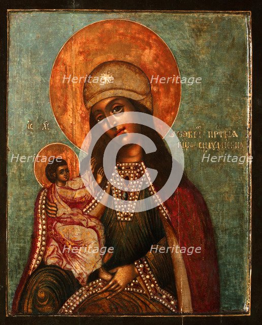 Mother of God of Siloam, 1710s. Artist: Russian icon  