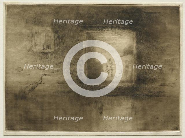 Nocturne: Furnace, 1886. Creator: James McNeill Whistler (American, 1834-1903).