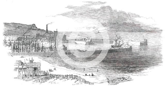 Opening of the Whitehaven and Furness Junction Railway - Whitehaven Bay, 1850. Creator: Unknown.
