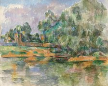 Banks of the Seine at Médan, c. 1885/1890. Creator: Paul Cezanne.