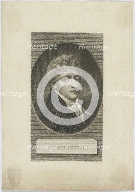 Portrait of Josef Grassi (1757-1838) , 1804. Creator: Gottschick, Johann Christian Benjamin (1776-1844).