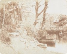 Upper End of the Lake Penllergare, 1853-56. Creator: John Dillwyn Llewelyn.