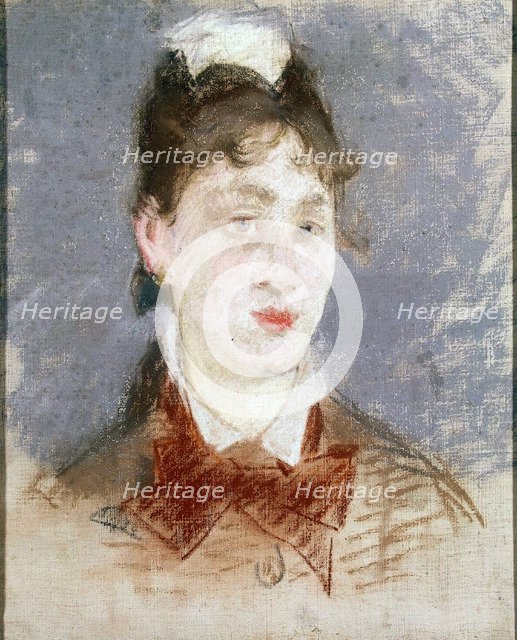 'Girl in a Wing Collar', c1880. Artist: Edouard Manet