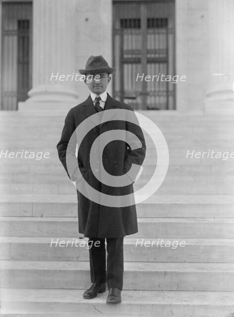 Mr. Hill of Richmond - at Treasury, 1913. Creator: Harris & Ewing.