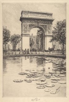 Washington Arch, 1909. Creator: Charles Frederick William Mielatz.