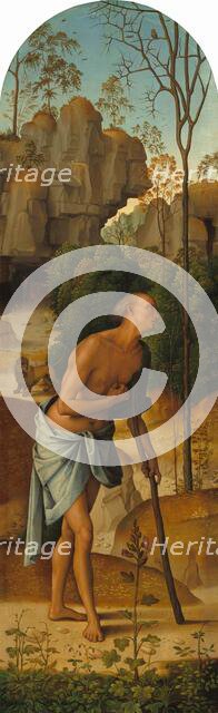 The Crucifixion with the Virgin, Saint John, Saint Jerome, and Saint Mary Magdalene..., c. 1482/1485 Creator: Perugino.