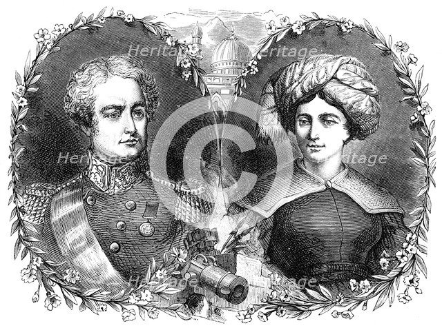 Sir Robert and Lady Sale, 19th century. Artist: Unknown