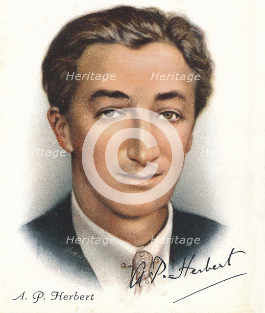 AP Herbert, 1937. Artists: Unknown, WD & HO Wills.