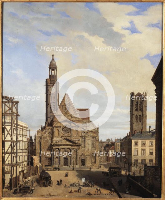 Saint-Etienne-du-Mont church, c1873. Creator: Charles Desire Claude Maillot.