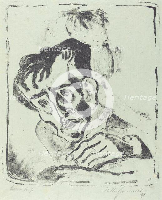 Bildnis Dr. Gr., 1919. Creator: Walter Gramatté.