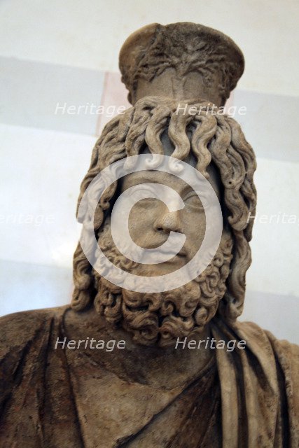 Statue of Serapis, Greco- Egyptian God of the Underworld. Artist: Unknown