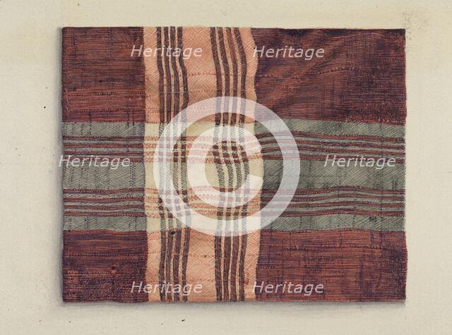 Shaker Silk Kerchief, 1935/1942. Creator: Helen E. Gilman.