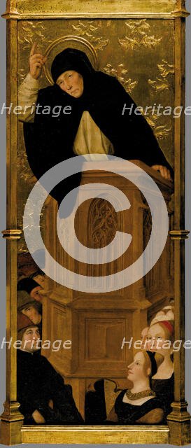 Sermon of Saint Vincent Ferrer, ca. 1470-1480. Creator: Lonhy, Antoine de (active 1446-1490).