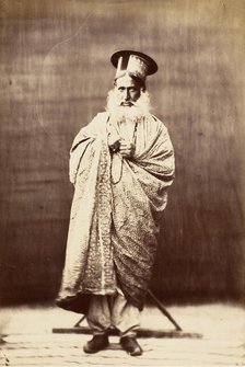 Eastern Man with White Beard, Standing, 1860s. Creator: Unknown.