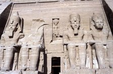 Temple of Abu Simbel, Egypt, 13th century BC. Artist: Unknown