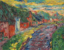 Frisian Houses II, 1910. Creator: Nolde, Emil (1867-1956).