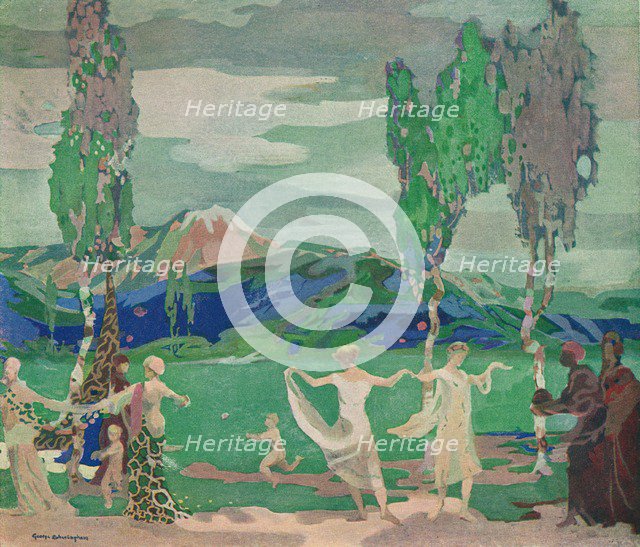 'The Fields of Avatar', c20th century (1914-1915). Artist: George Sheringham.