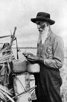 Harvest time in the Red River district, Alberta, Canada, 1922. Artist: Unknown
