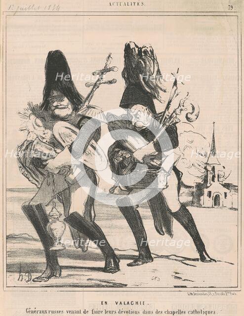 En valachie, 19th century. Creator: Honore Daumier.